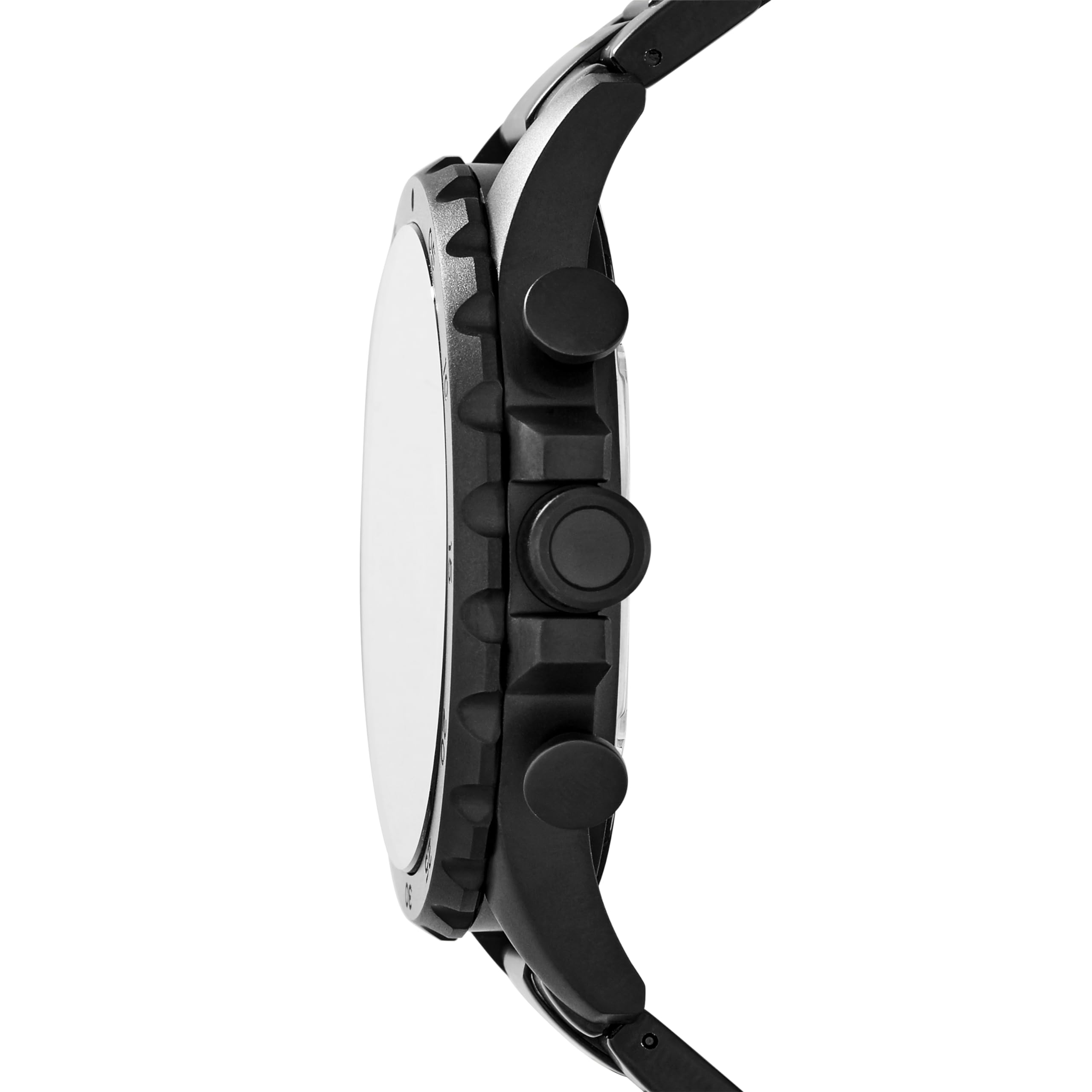 Fossil Nate Men's All-Black Chronograph Watch JR1401 50mm