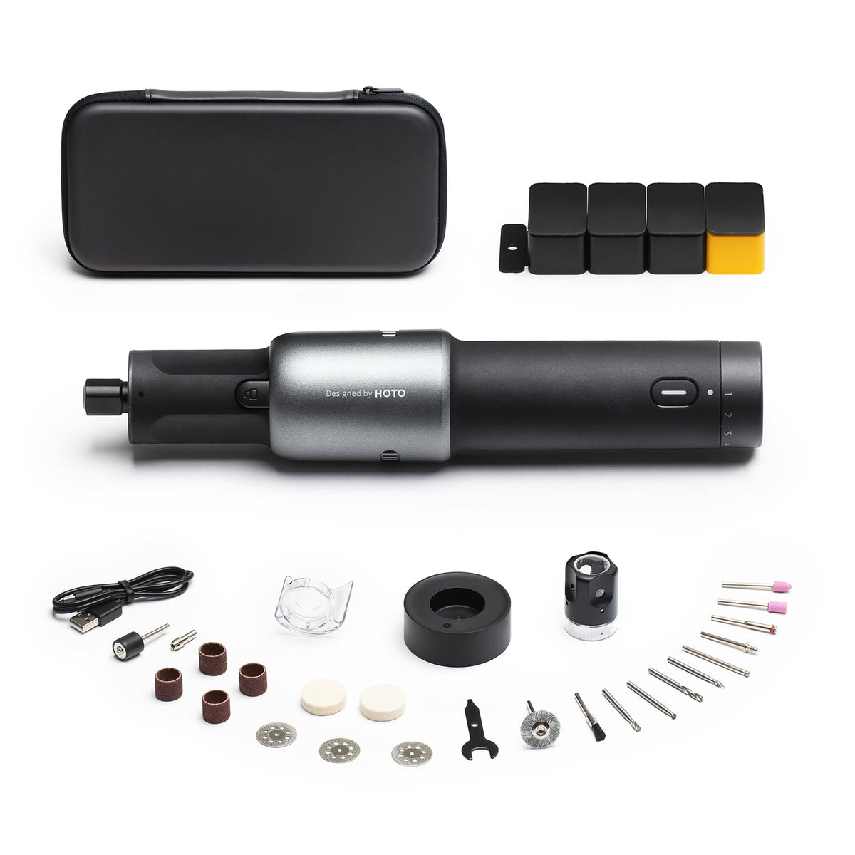 HOTO Cordless Rotary Tool Kit 5 Speed for 3D Printer Sanding - HOTO Official Imagery - 1