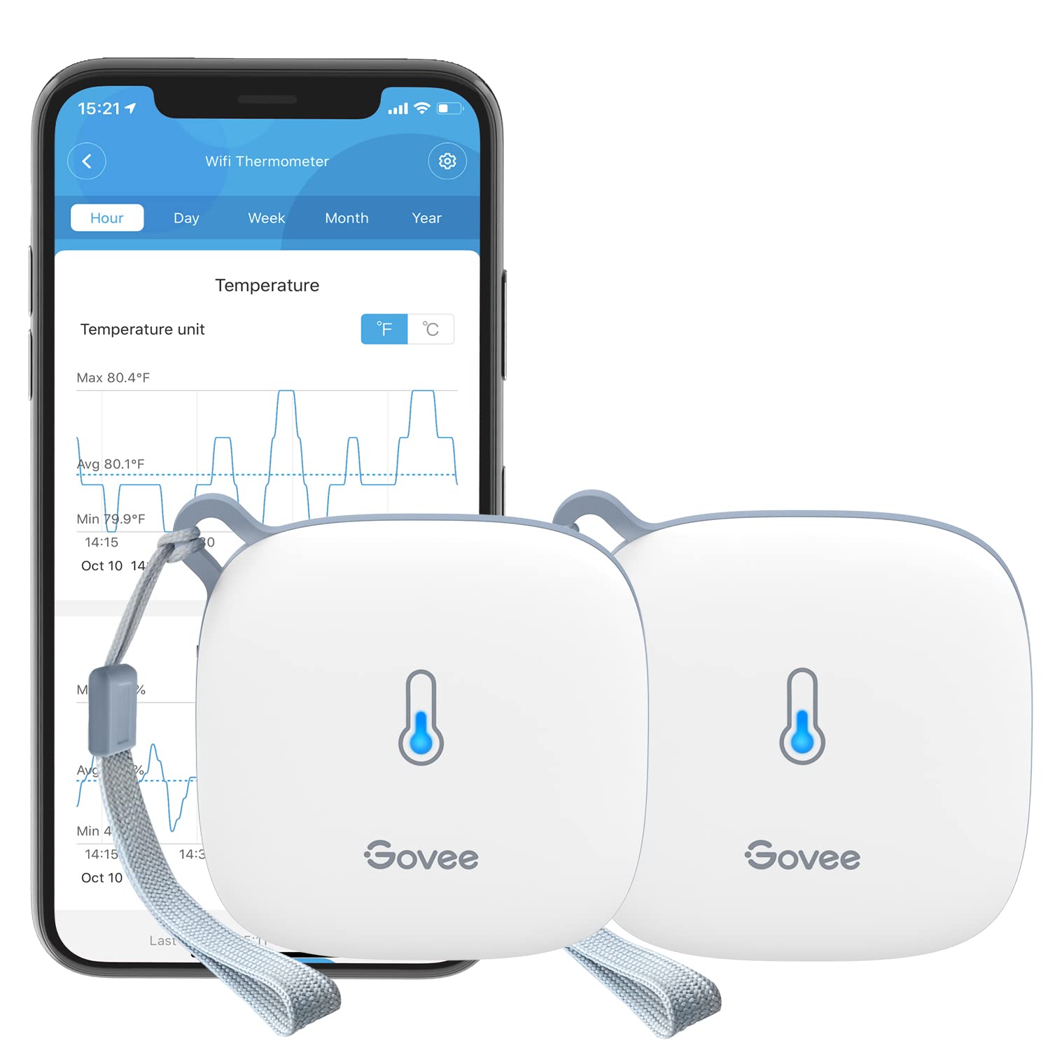 Govee WiFi Thermometer Hygrometer H5179 with App Notification Alert - Govee Official Product View 10