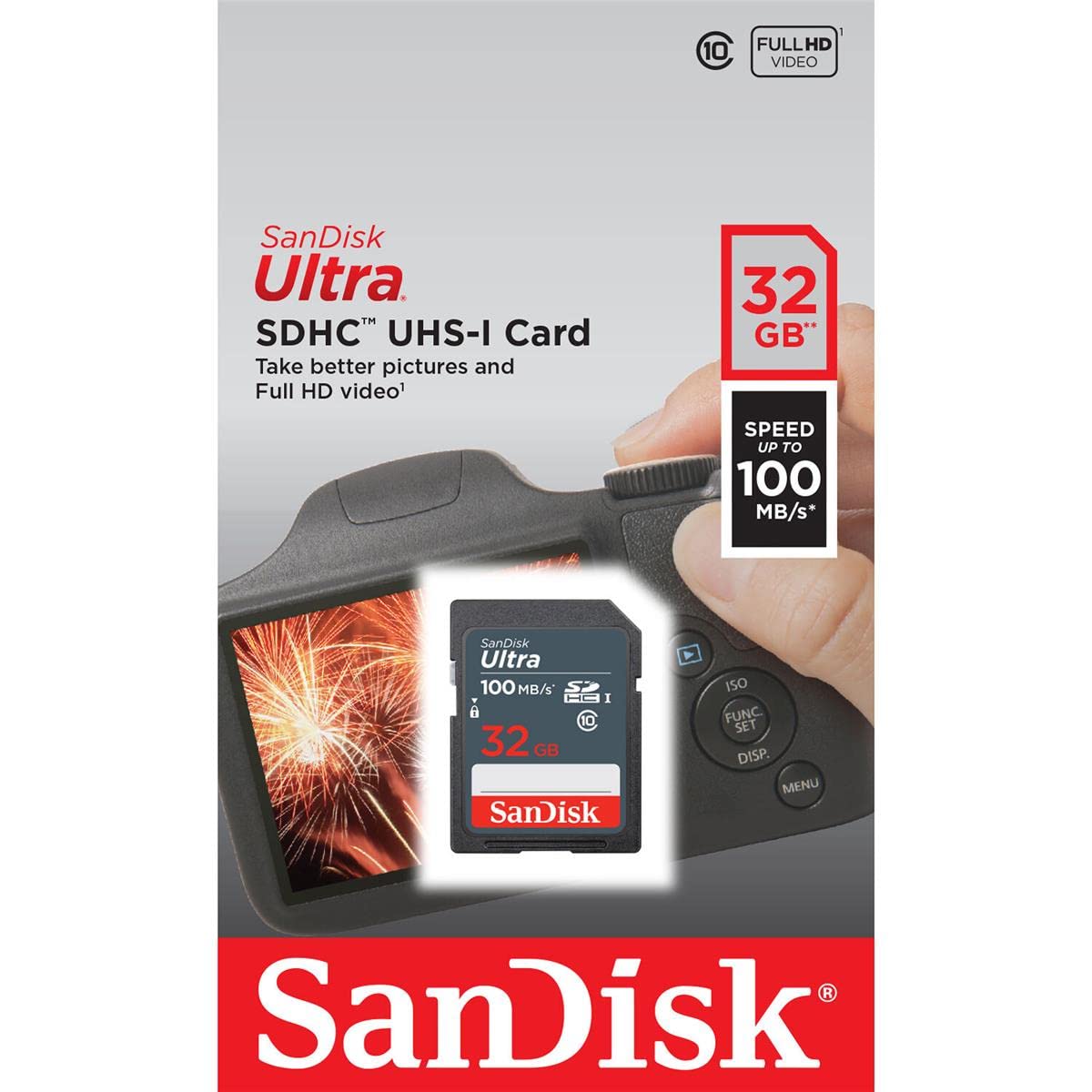 Elefair Tech SanDisk 32GB Ultra 100MBs SDHC Memory Card - Elefair Tech Official Product View 4