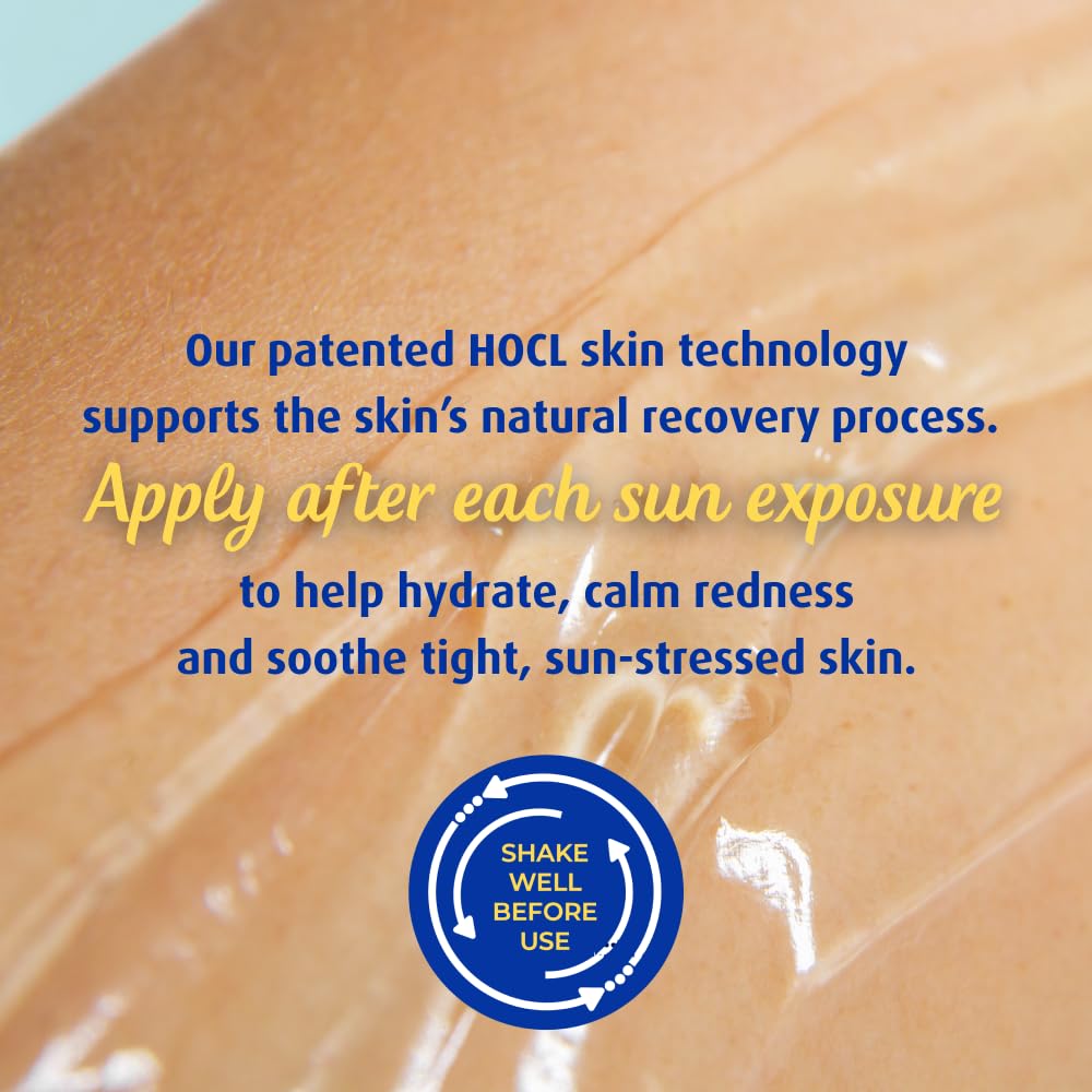 Solarcaine Cooling Hydrogel skincare moisturizer with hypochlorous acid, 6 oz tube, designed for soothing and hydrating skin.