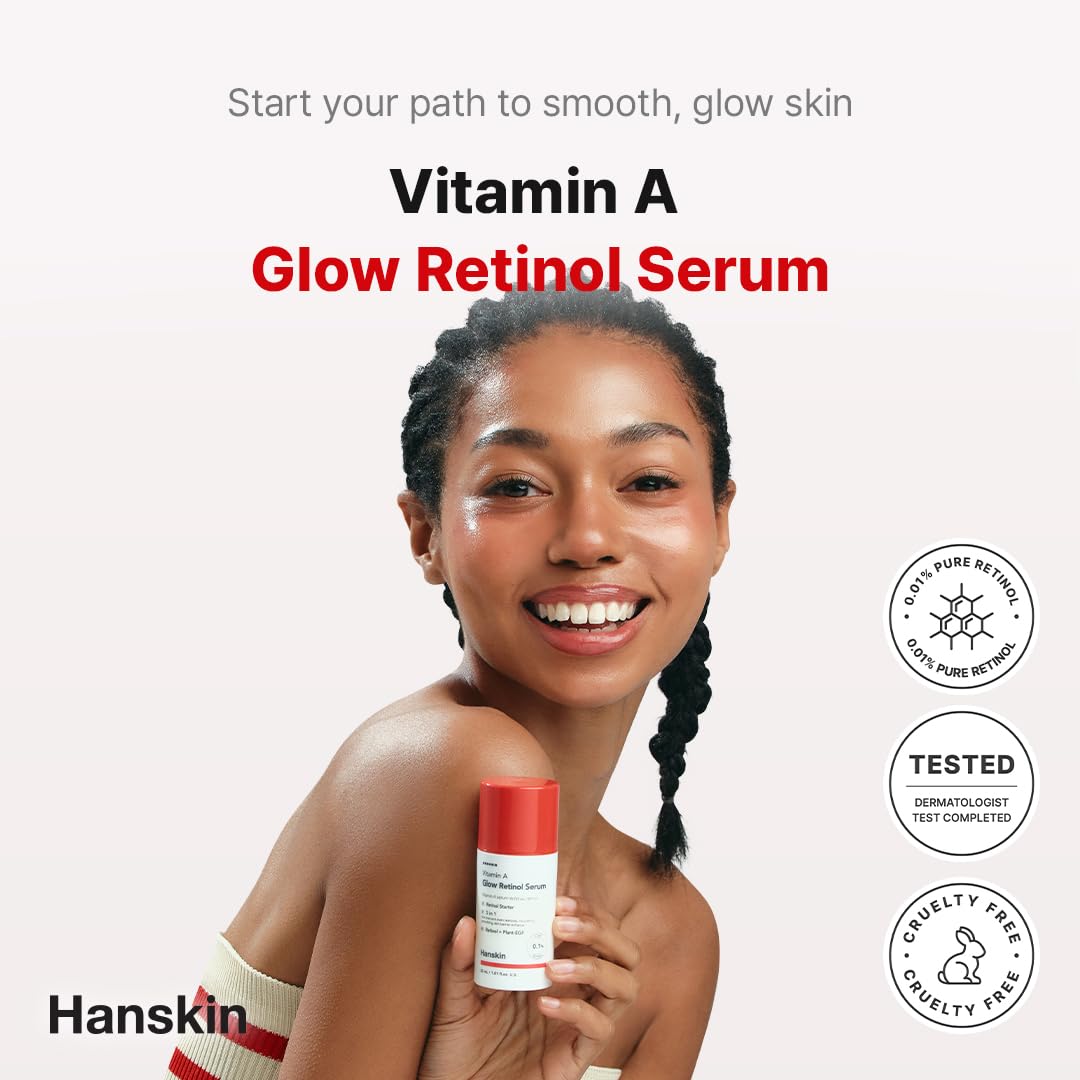 Hanskin Retinol Power Duo – Vitamin A Glow Serum &amp; Cream - Hanskin