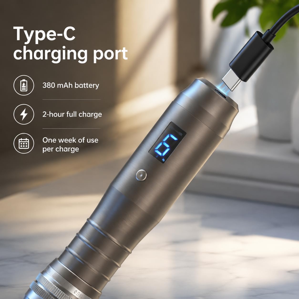 Dr Pen M8 Microneedling Pen with 20 Cartridges for Home Use - Nurself Official Imagery - 6