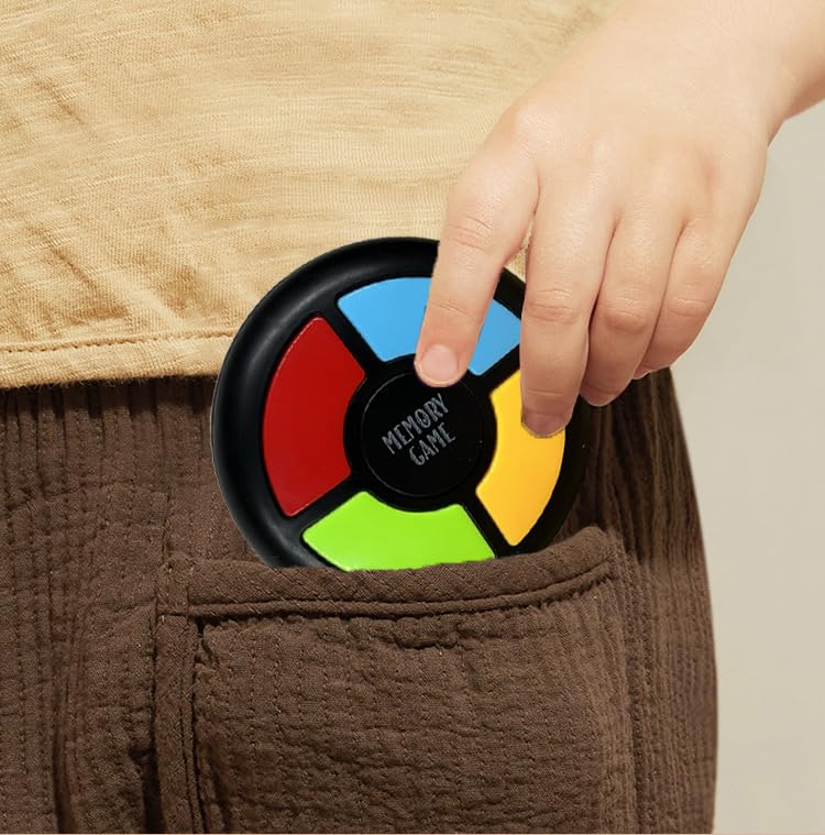 tingbowie Memory Game Handheld Electronic Toy, Color Memorizing - Product Imagery