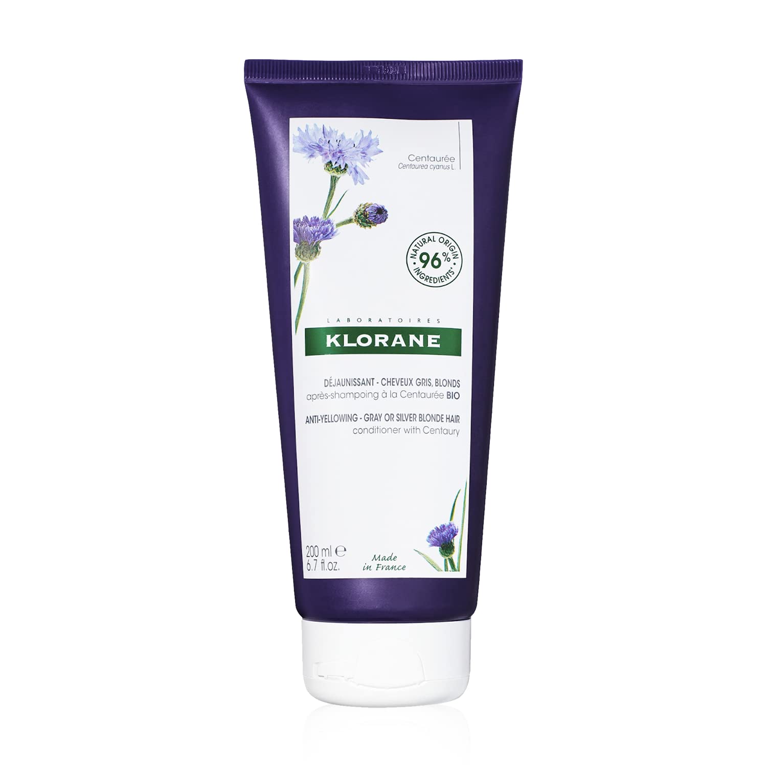 Klorane Purple Anti-Yellowing Conditioner with Centaury