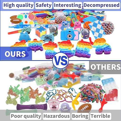 1000 Pcs Party Favors for Kids, Fidget Toys Bulk, Birthday Gift - Product Imagery