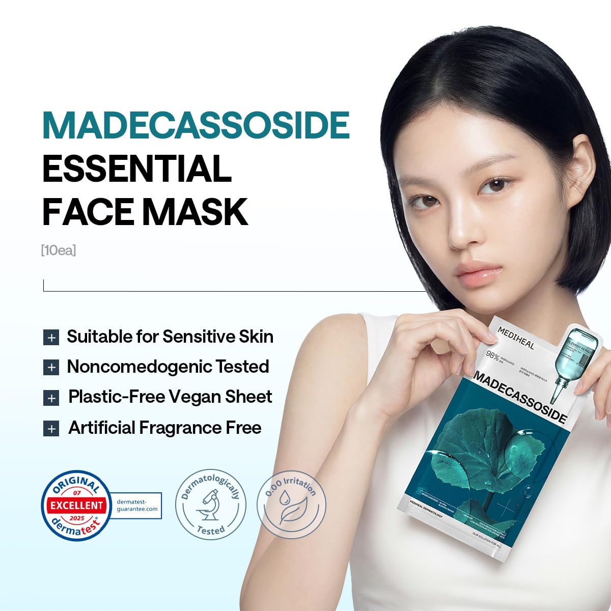 MEDIHEAL Madecassoside Essential Face Sheet Mask Blemish - MEDIHEAL Official Imagery - 4