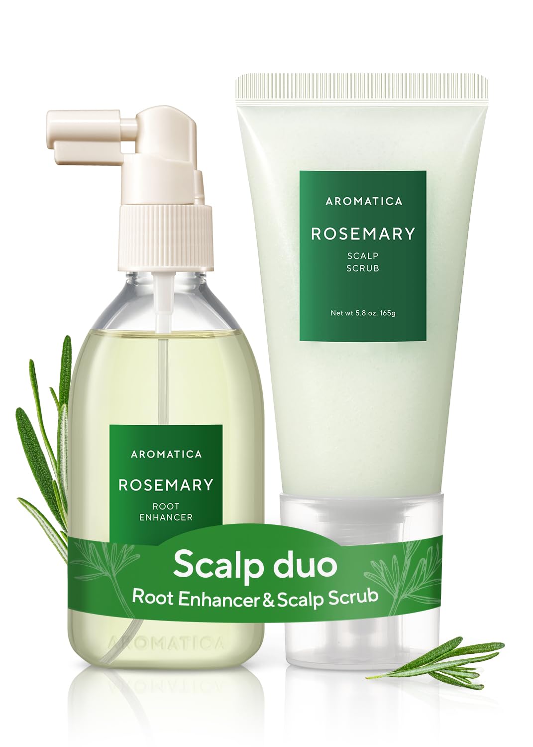 AROMATICA Rosemary Root Enhancer And Scalp Scrub Korean Hair - AROMATICA Official Imagery - 2