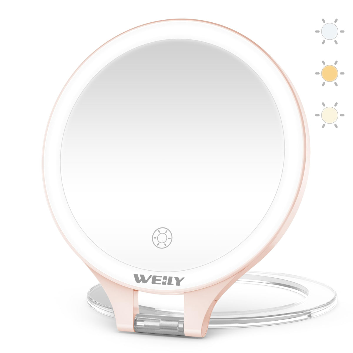 WEILY Magnifying Makeup Mirror 10X 1X Travel Mirror with - WEILY Official Imagery - 2