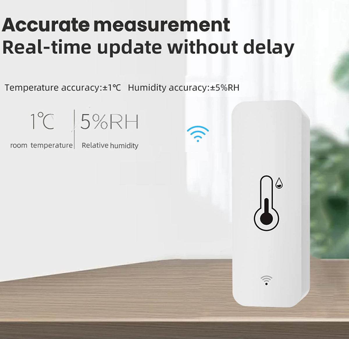4 Pack WiFi Temperature Humidity Sensor Wireless Temperature - SENCKIT Official Imagery - 6