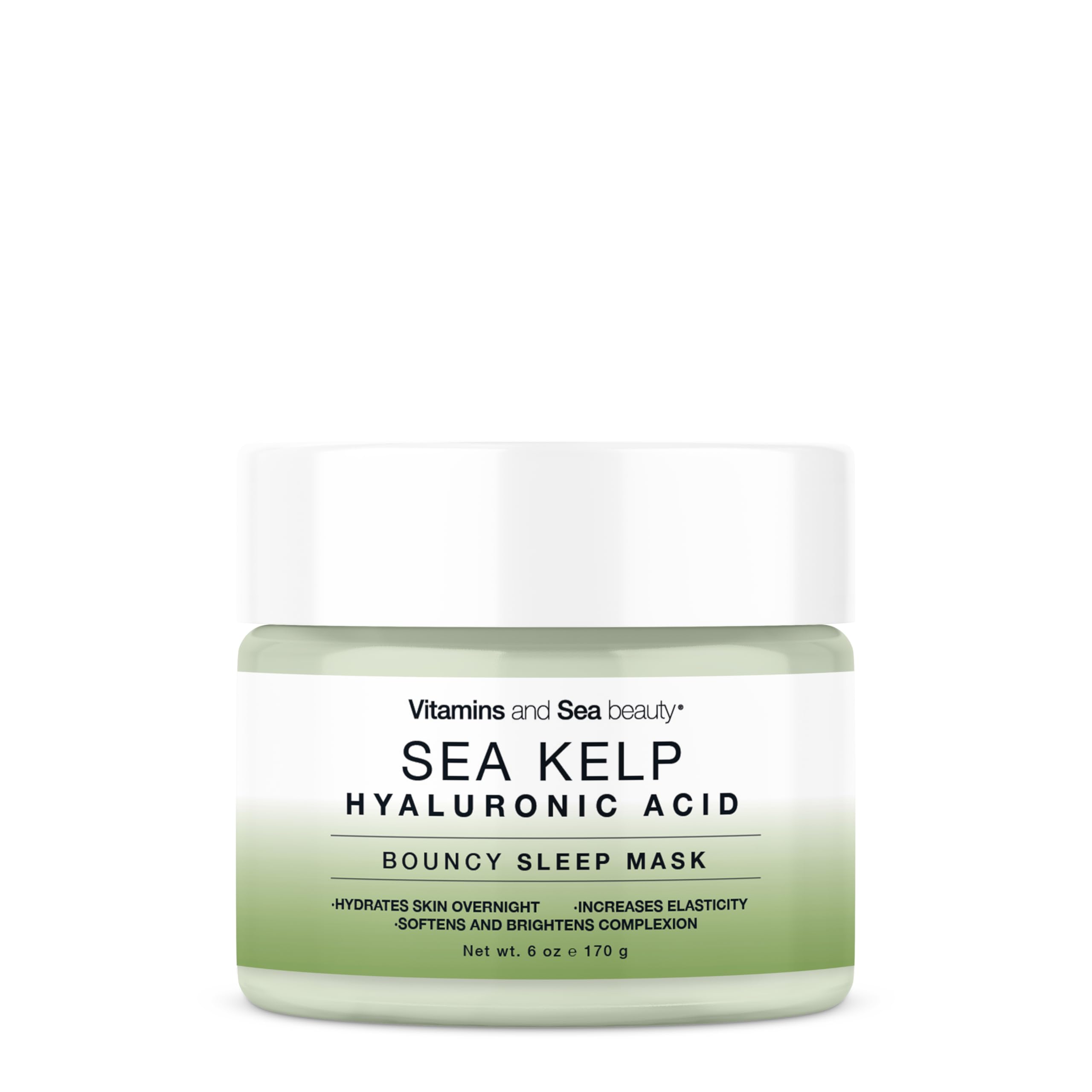 VITAMINS AND SEA BEAUTY Bouncy Sleep Mask with Sea Kelp + - Product Imagery