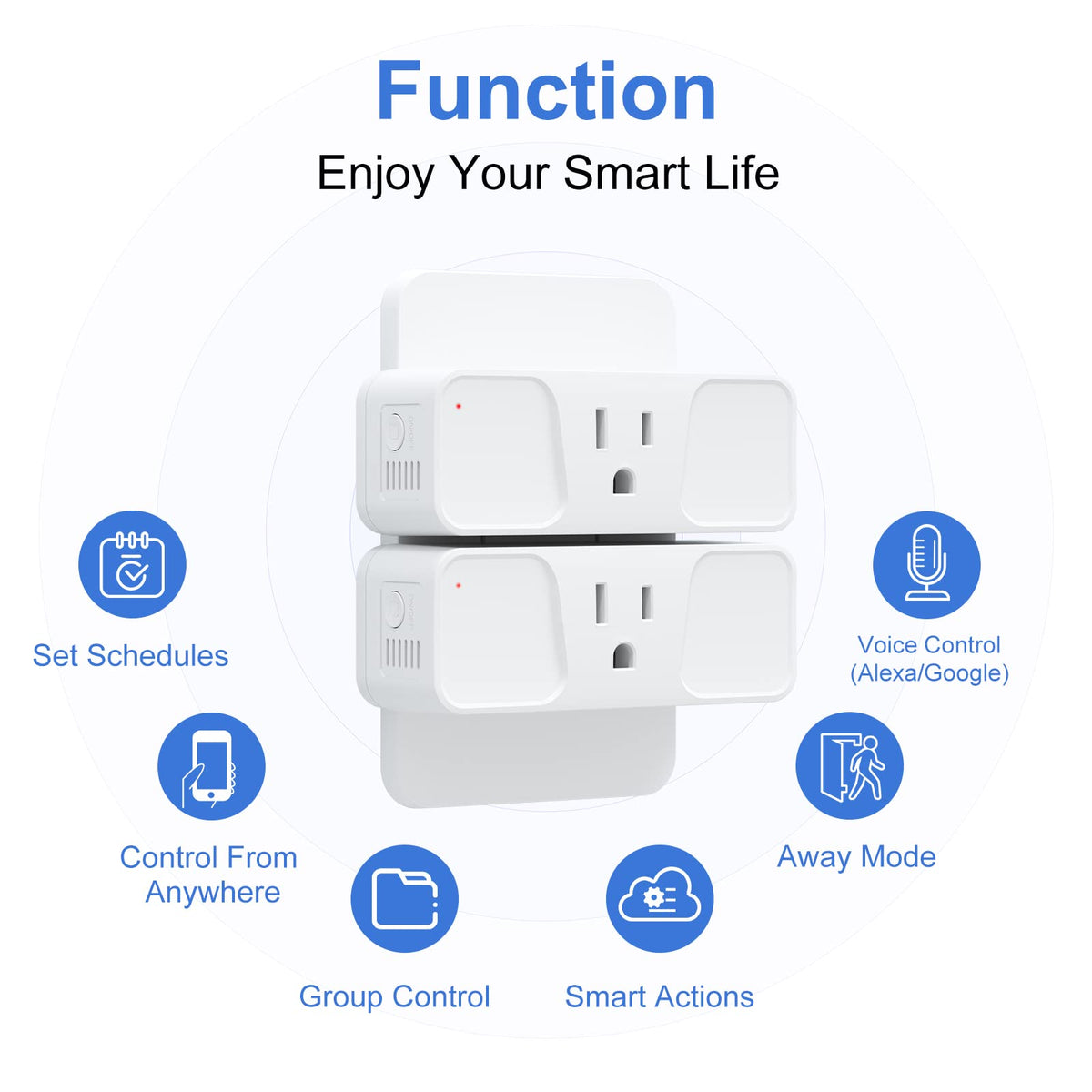 Smart Plug 4 Pack Milfra 2 4GHz WiFi Smart Plug Smart Home - Milfra Official Imagery - 4