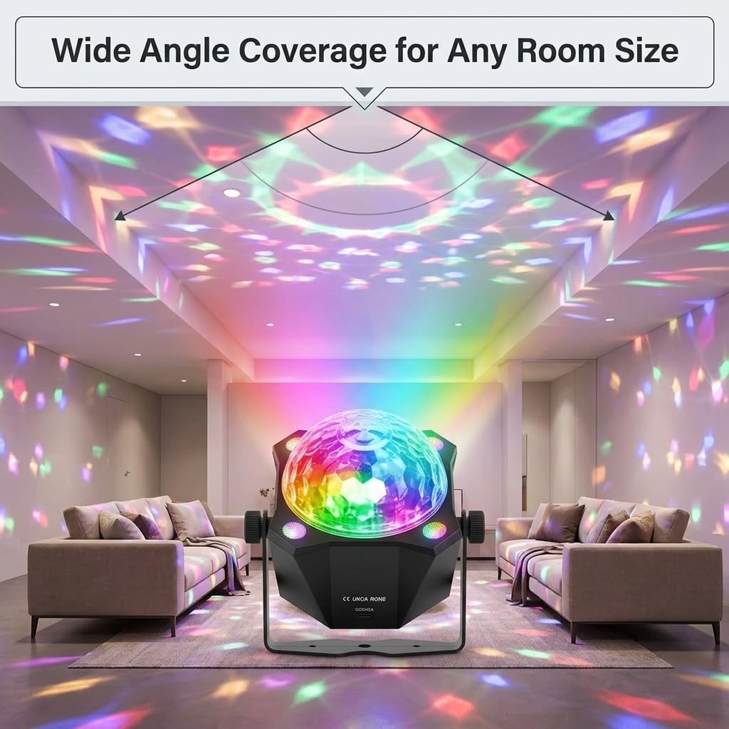 Party Lights Disco Ball Light LED 6 Color - XINGCHAOMING Official Imagery - 7