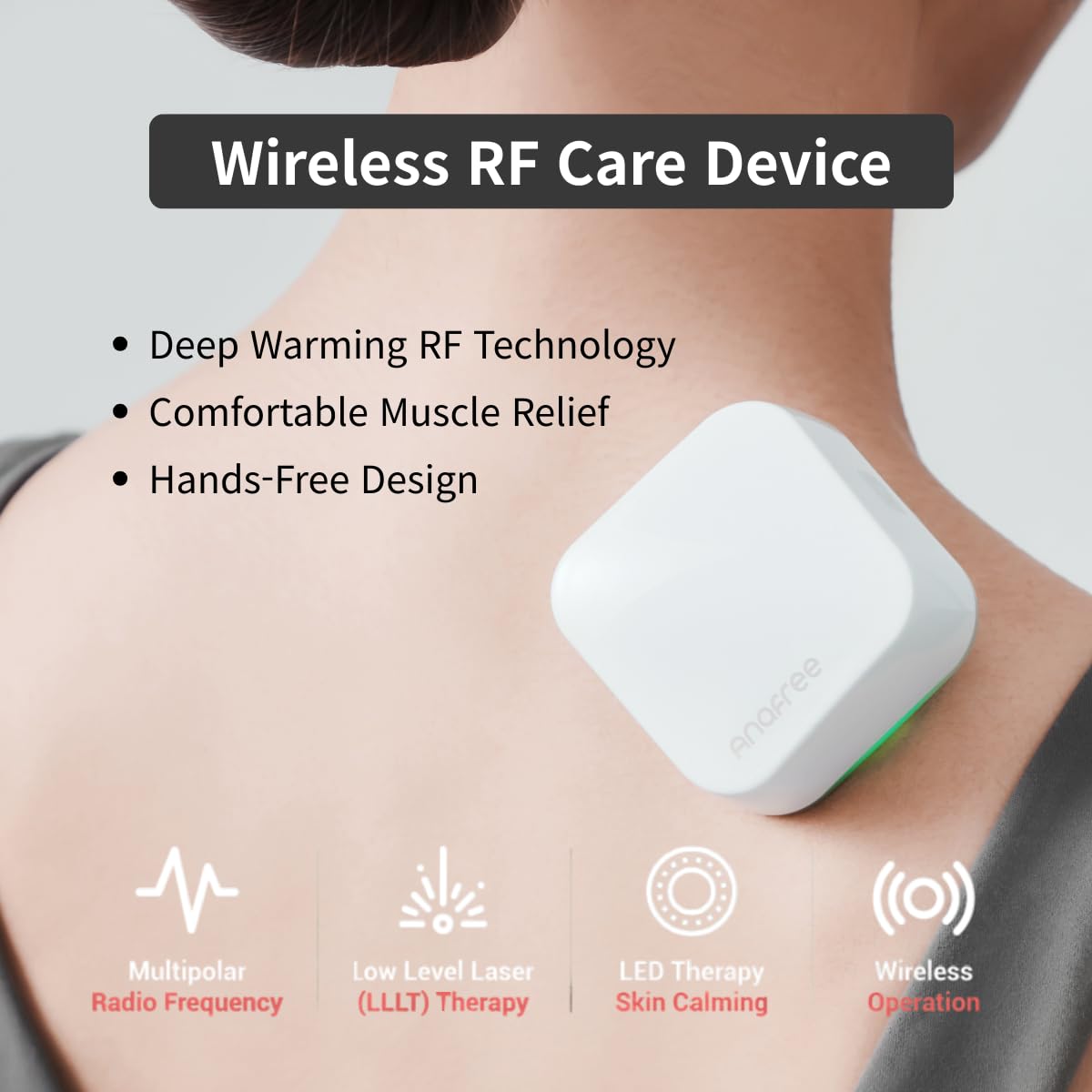 Anafree Wireless Body Massager with LED Light - BOTEM Official Imagery - 3