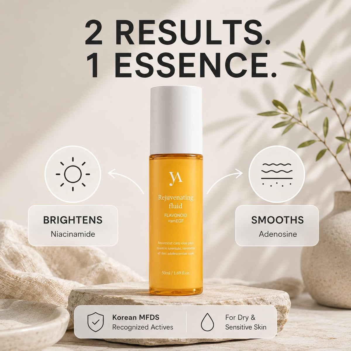 Rejuvenating Fluid Essence Hydrating Korean Essence with - Yashuv Official Imagery - 4