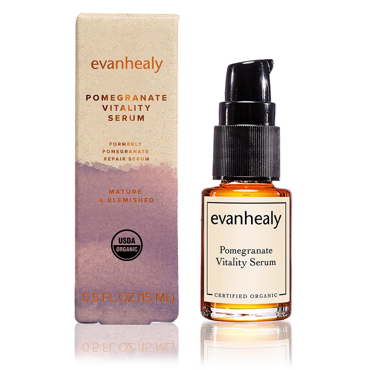 evanhealy Pomegranate Vitality Serum - Organic Sea Buckthorn Berry Oil with R - evanhealy Official Product View 3