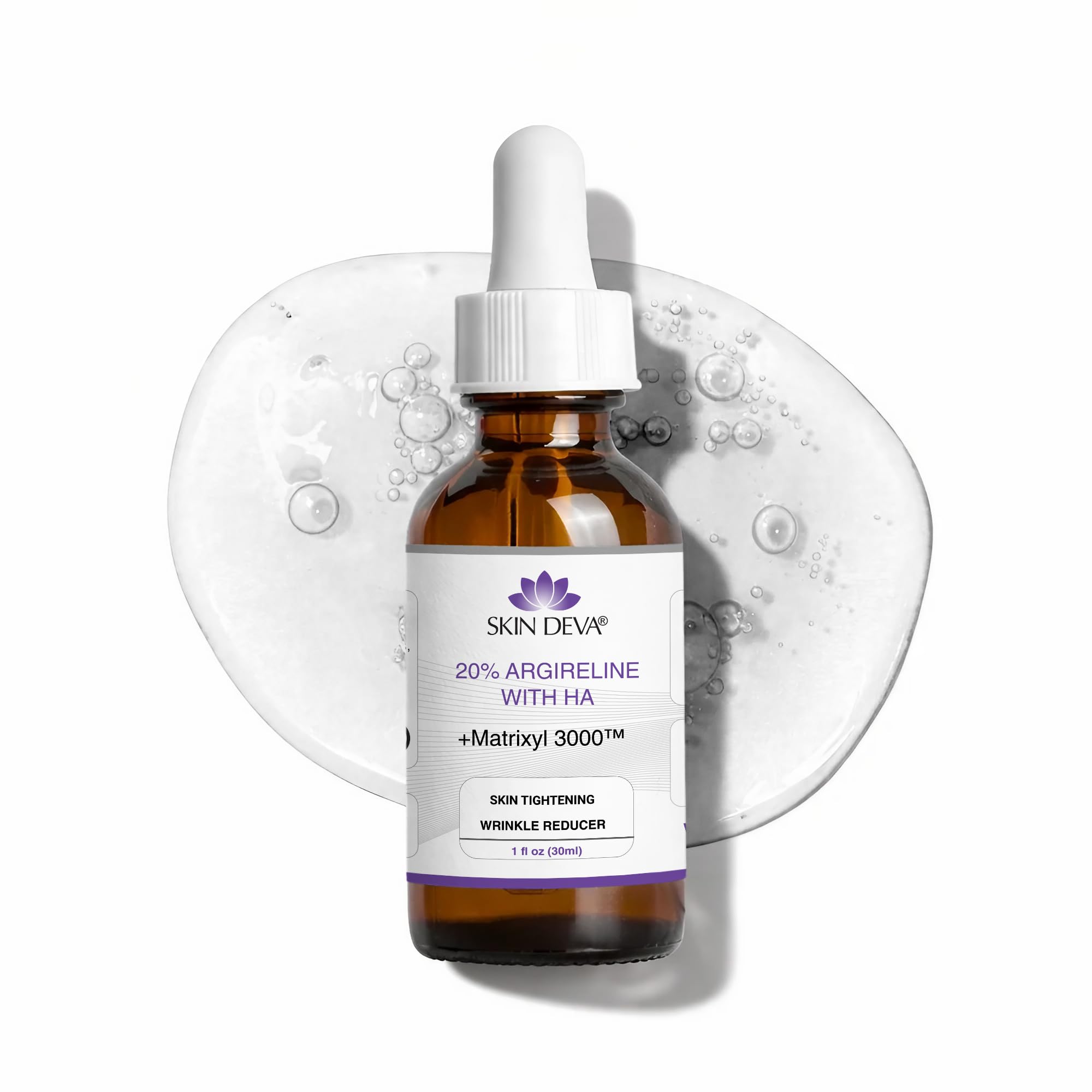 SKIN DEVA 20% Argireline Serum with Matrixyl 3000 Pure Hyaluronic Acid Serum - SKIN DEVA Official Product View 2