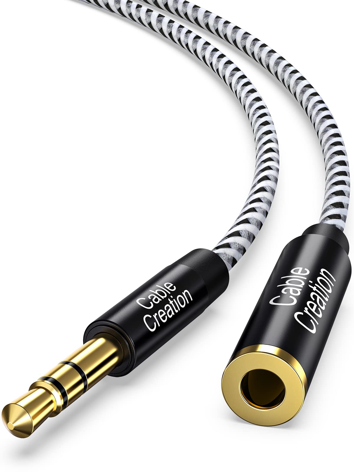 3.5mm Headphone Extension Cable, CableCreation 3.5mm Male to Fema by CableCreation - Angle View 9