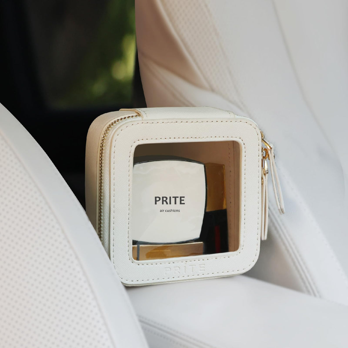 Prite Clear Makeup Bag Small Travel Cosmetic Case Toiletry - Prite Official Imagery - 7