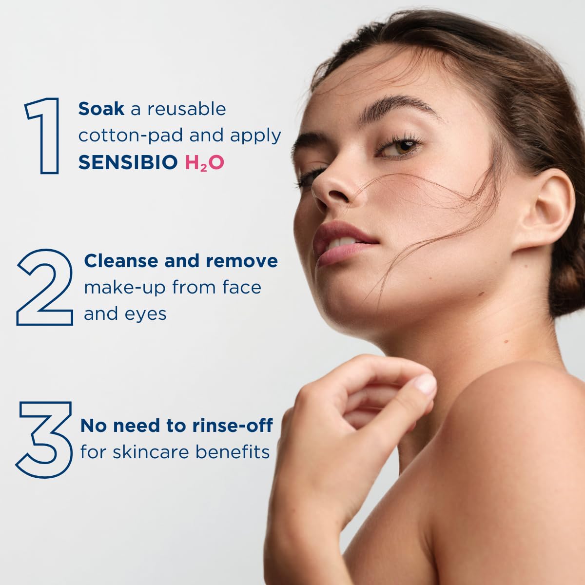 Bioderma - Sensibio - H2O Micellar Water - Makeup Remover Cleanser - Face Cleanser for Sensitive Skin - Elefair Tech Official Product View 6