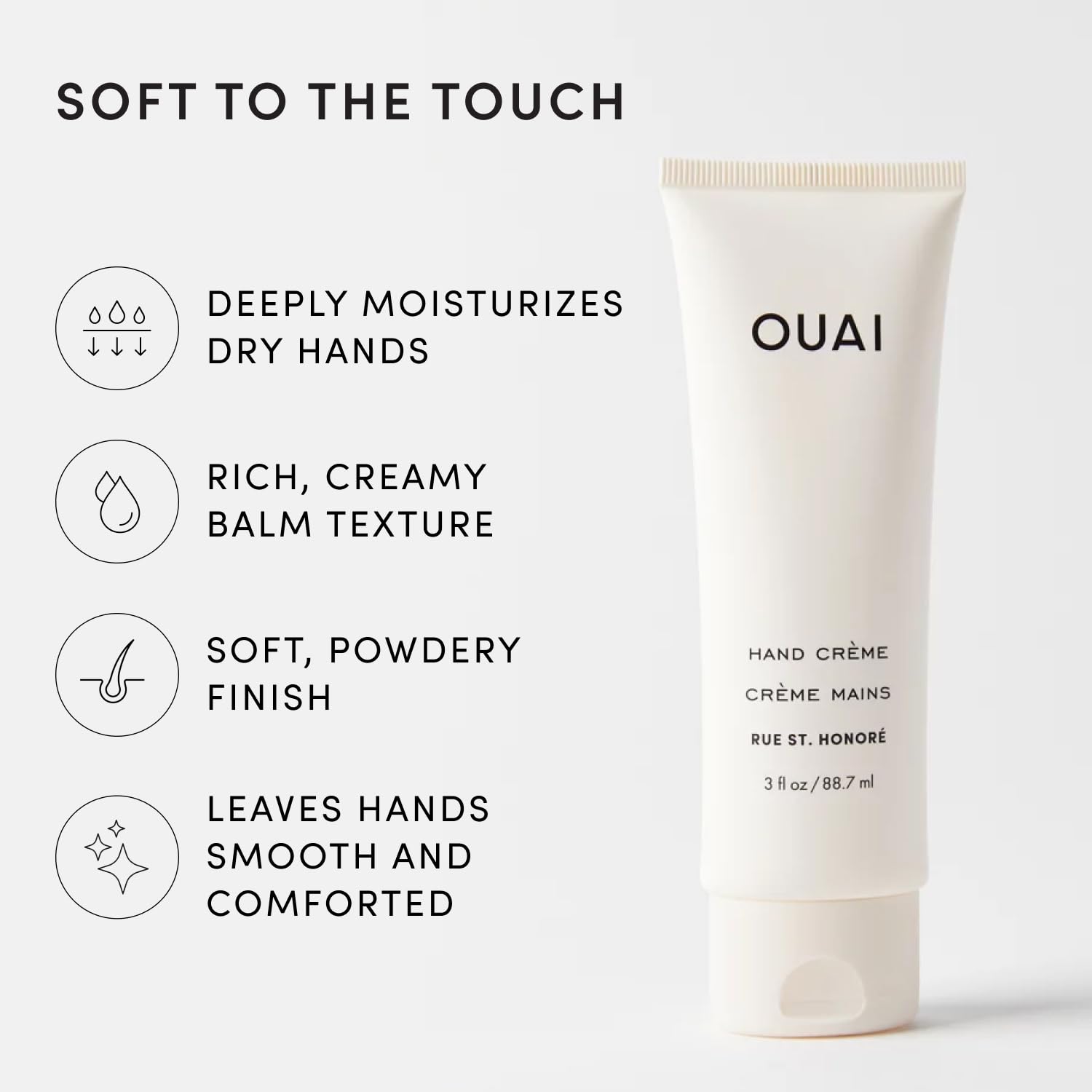 OUAI Hand Cream - Thick & Creamy Balm with Coconut Oil & - OUAI Official Product View 4