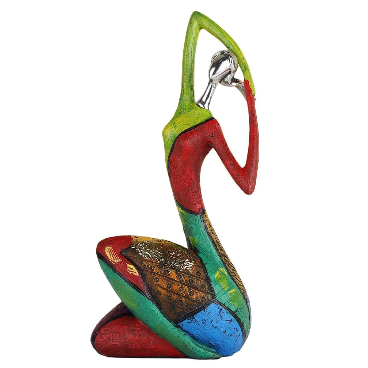 Yoga Statues Figurines for Home Colorful Abstract Women - SHENGTIAN Official Imagery - 1