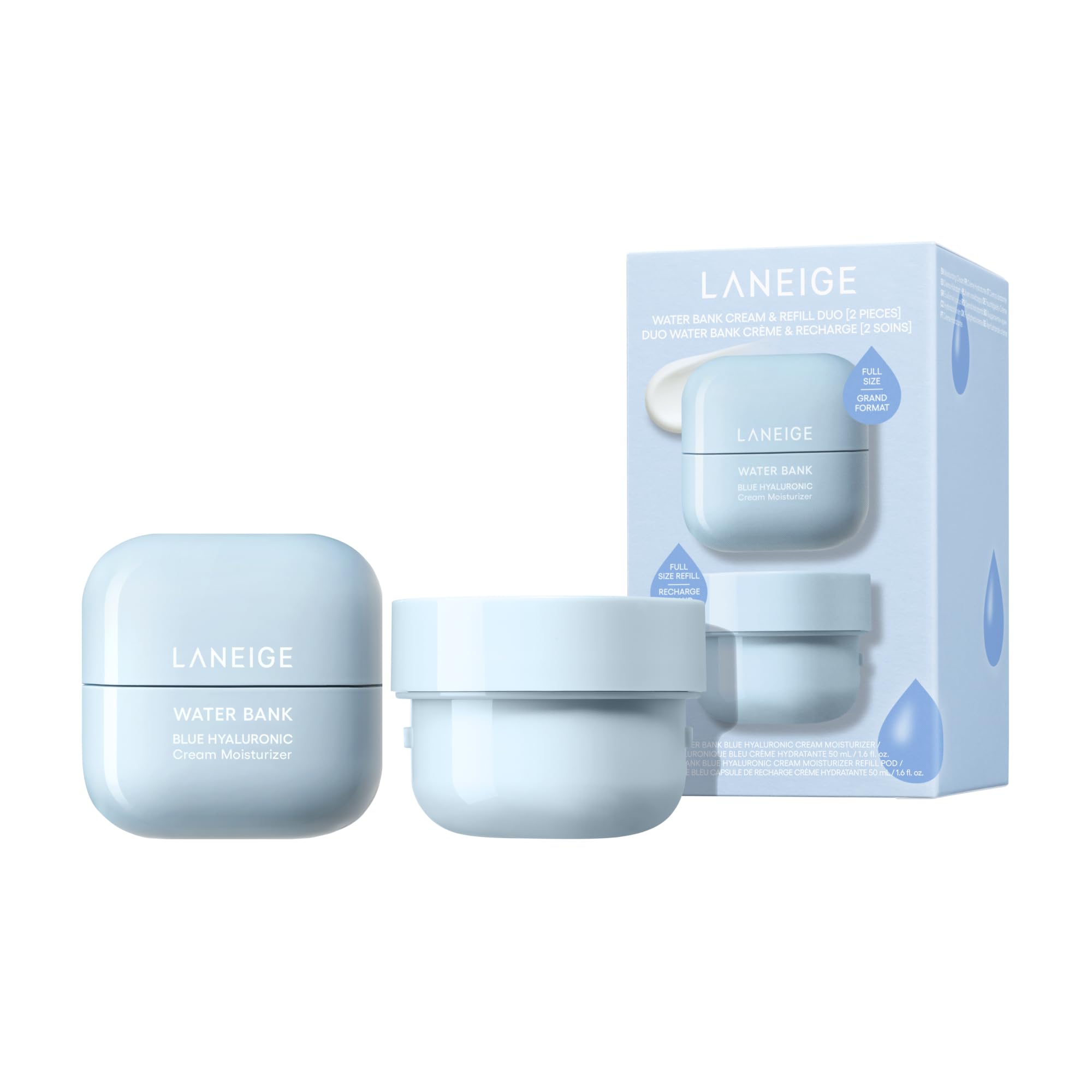 LANEIGE Water Bank Blue Hyaluronic Cream Moisturizer: Hydrating - Generic