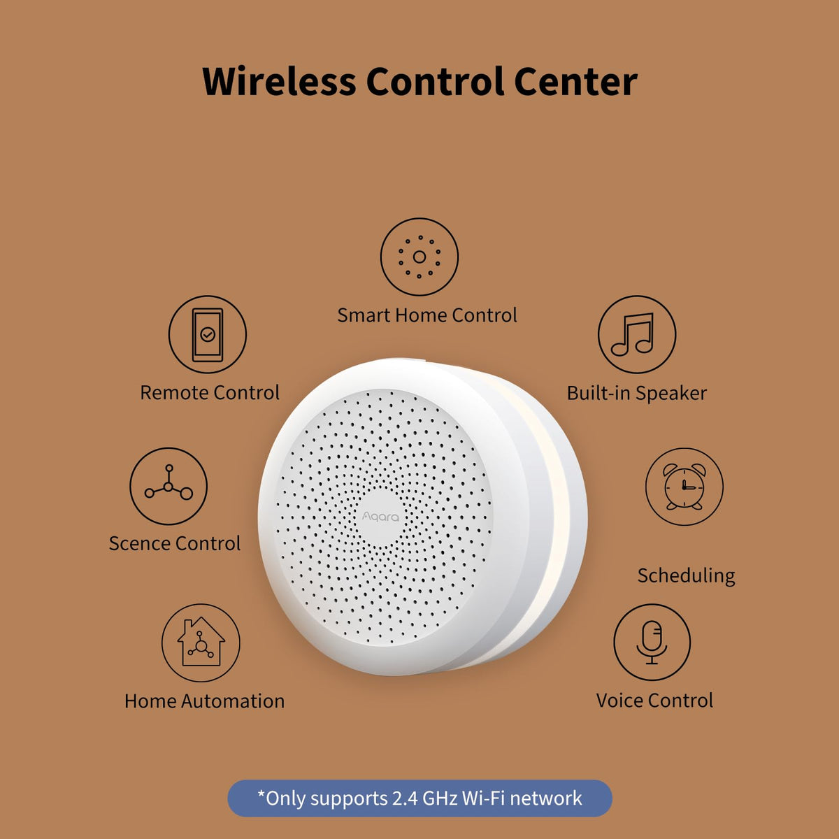 Aqara Hub M1S Gen 2 Smart Home Bridge for Alarm System Home - Aqara Official Imagery - 4