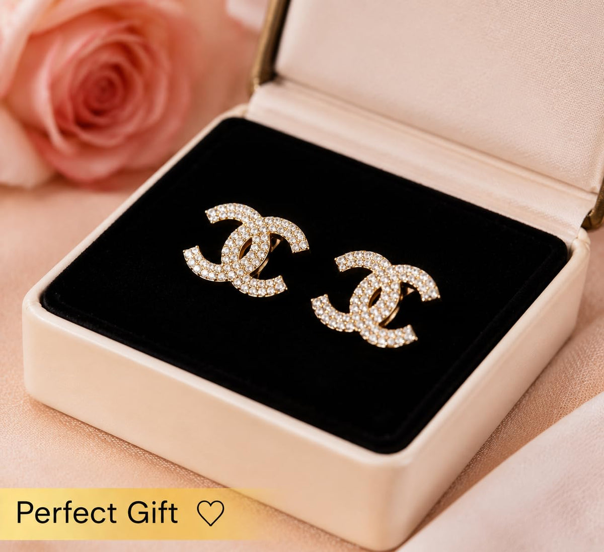 Women s sparkling fully pav set intertwined stud earrings - Premium Selection Official Imagery - 6