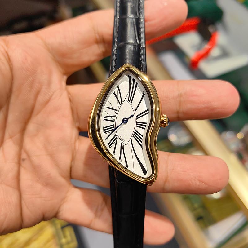 GORBEN Creative Melting Luxury Unisex Watch Small Vintage - Product Imagery
