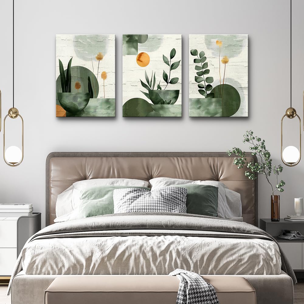 TTHYUEWS Boho Wall Art For Bedroom Canvas Wall Decor For - TTHYUEWS Official Imagery - 5