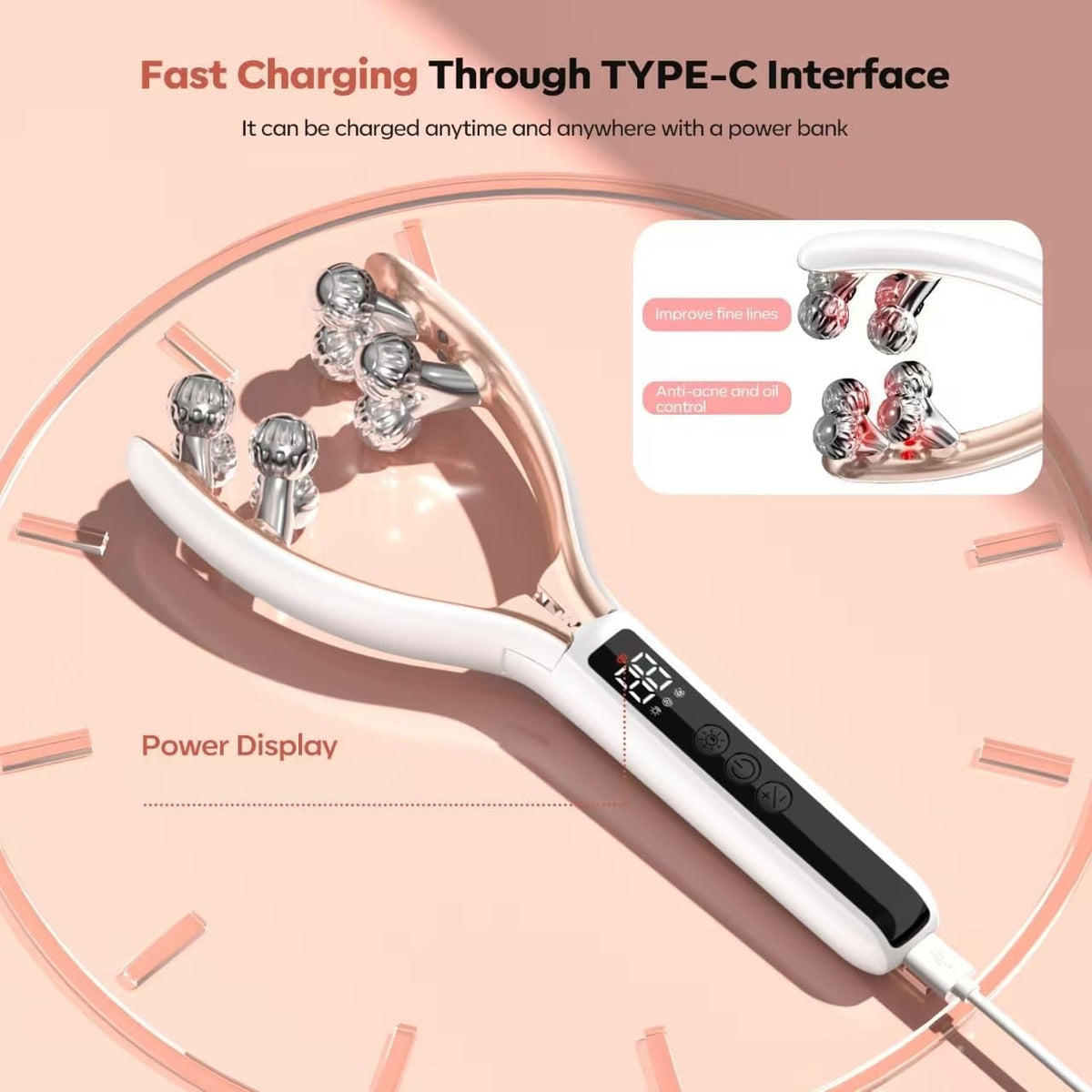 Face Massager Roller for TMJ Jaw Lymphatic Drainage - Doge&Vollar Official Imagery - 6