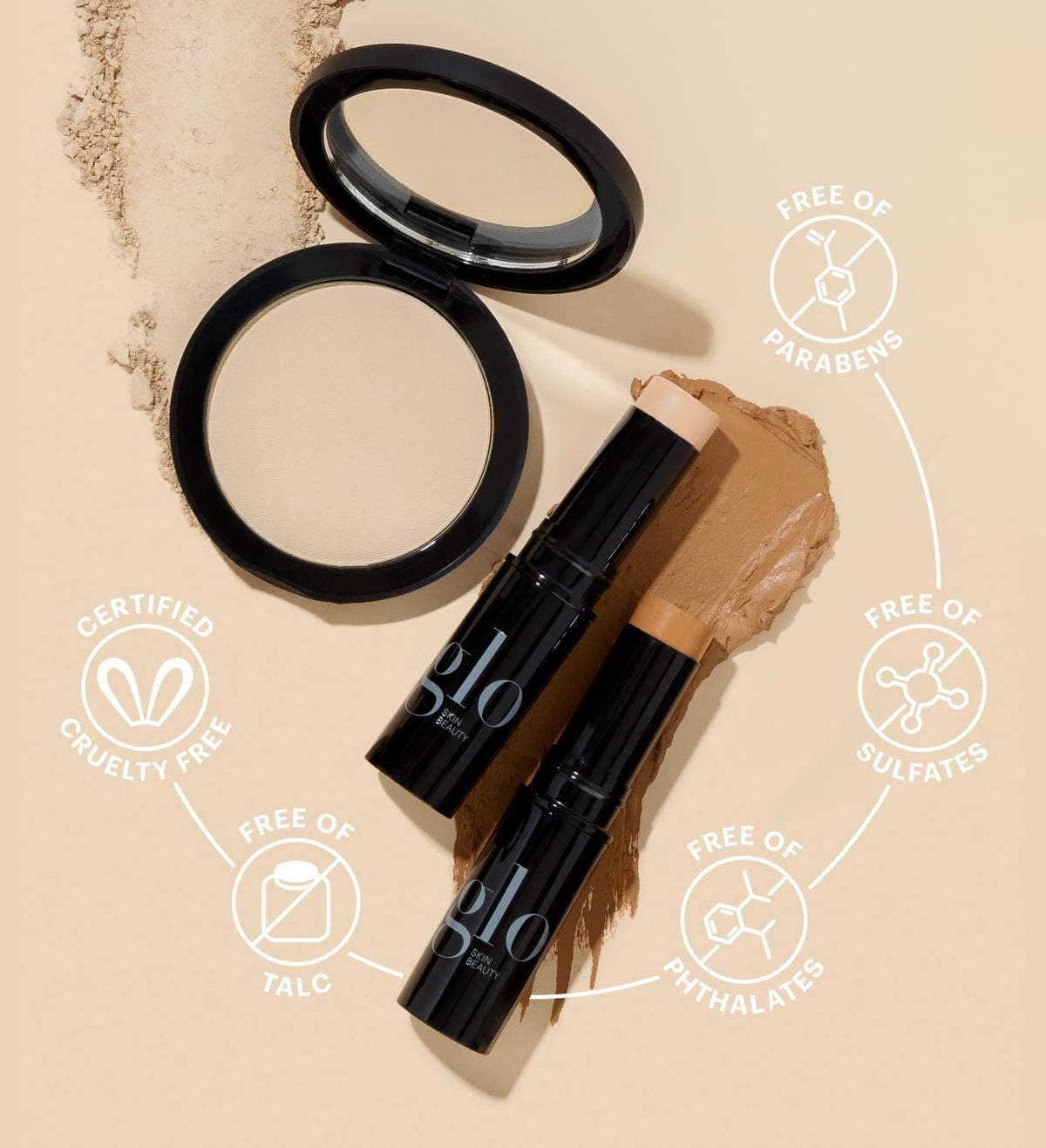 Glo Skin Beauty Cream Blush Stick Desire 3 in 1 Cheek Lip - Glo Skin Beauty Official Imagery - 7