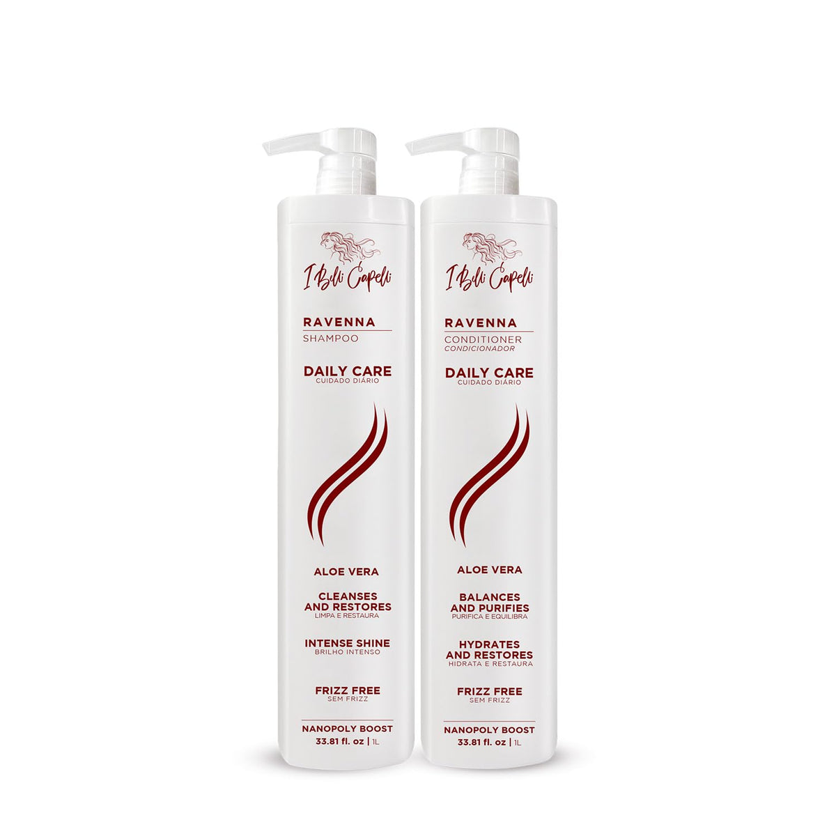 I Belli Capelli Ravenna Daily Care Shampoo and Conditioner - I Belli Capelli Official Imagery - 2