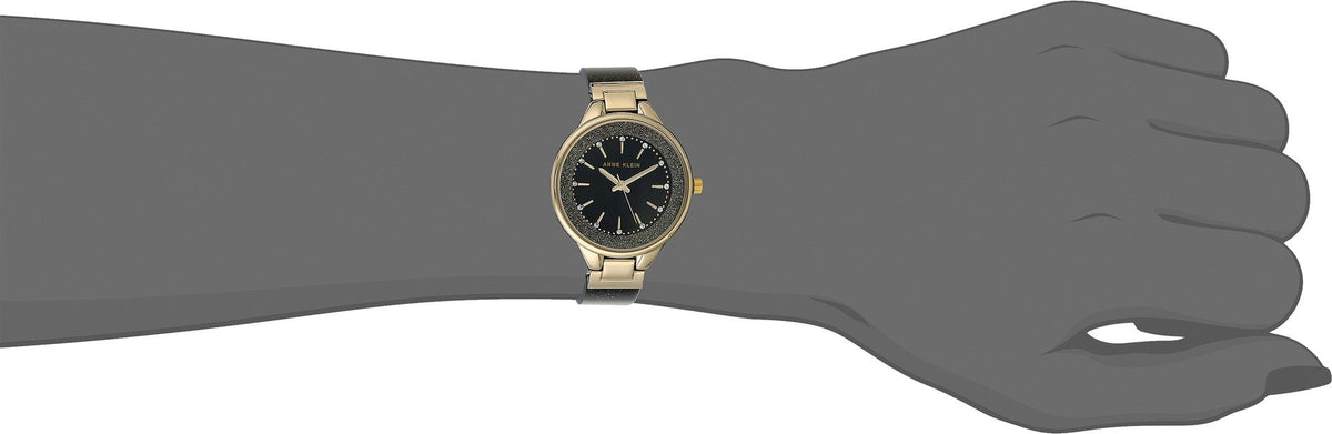 Anne Klein Women s Premium Crystal Accented Resin Bangle - Anne Klein Official Imagery - 3