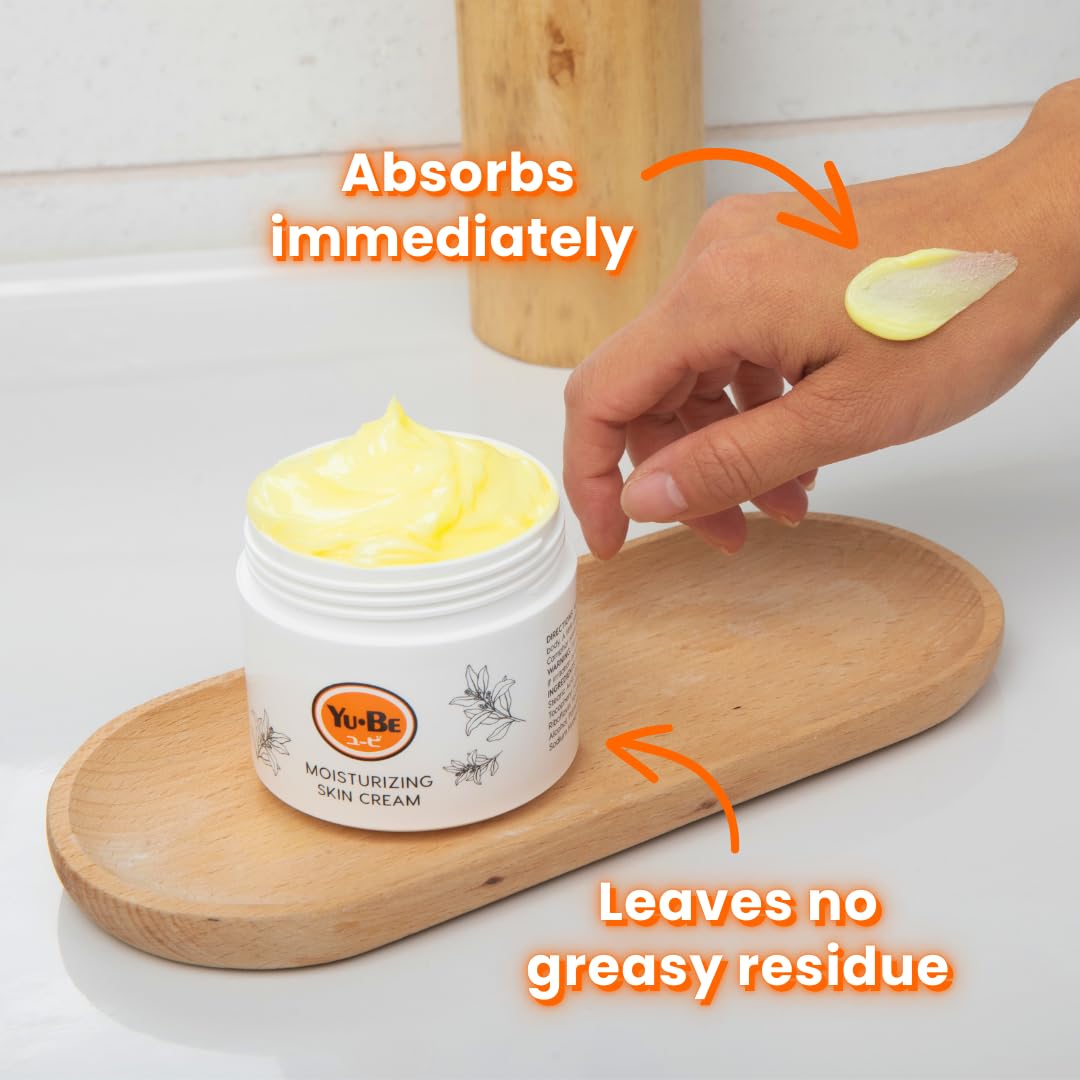 Yu Be Moisturizing Skin Cream Jar - Yu-Be Official Imagery - 4