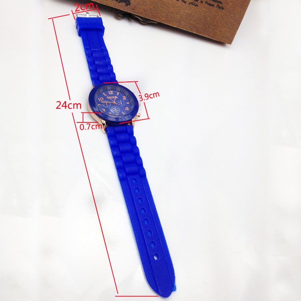 Wholesale 10 Assorted Women Men Silicone Casual Watch Quartz - CdyBox Official Imagery - 8
