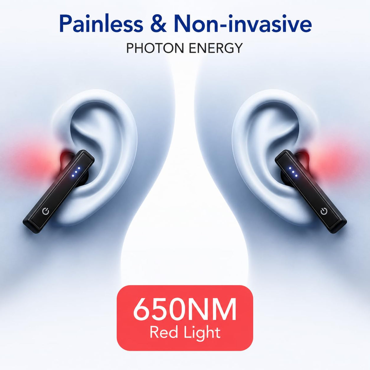 Red Light Blue Light Therapy for Ears 7 Mode Ear Light - Maxie Official Imagery - 5