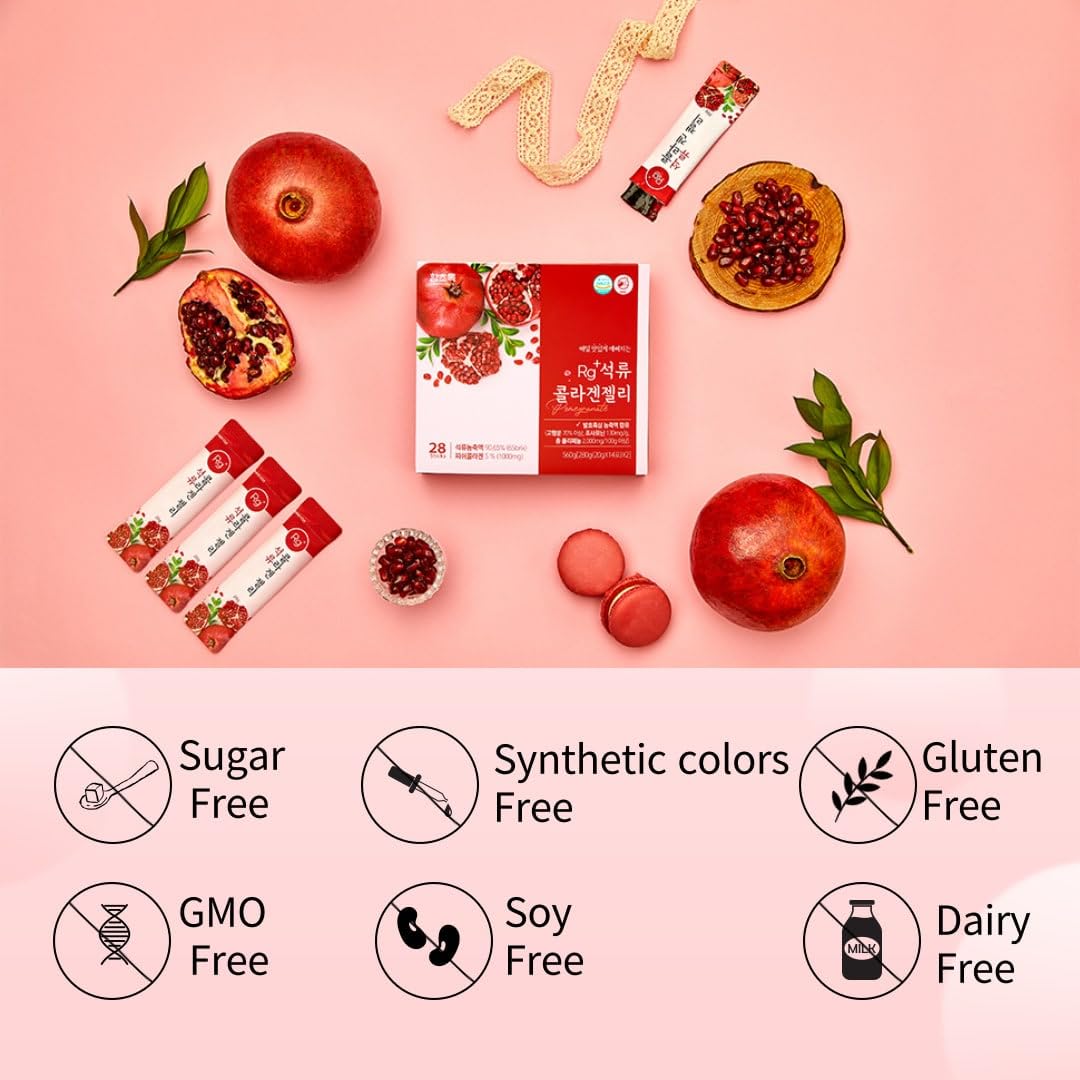 Anti Aging Korean Beauty Pomegranate Collagen Jelly Stick - HAMCHOROK Official Imagery - 6
