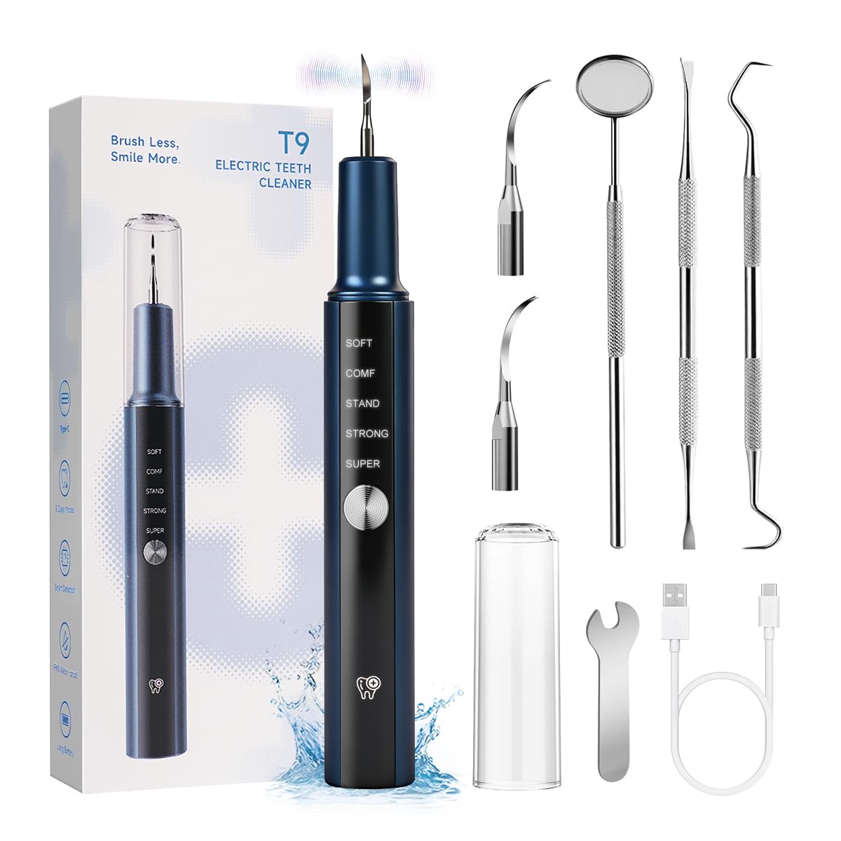 T9 Home Oral Care Set Portable Electric Oral Cleaning Device - MgcSto Official Imagery - 2