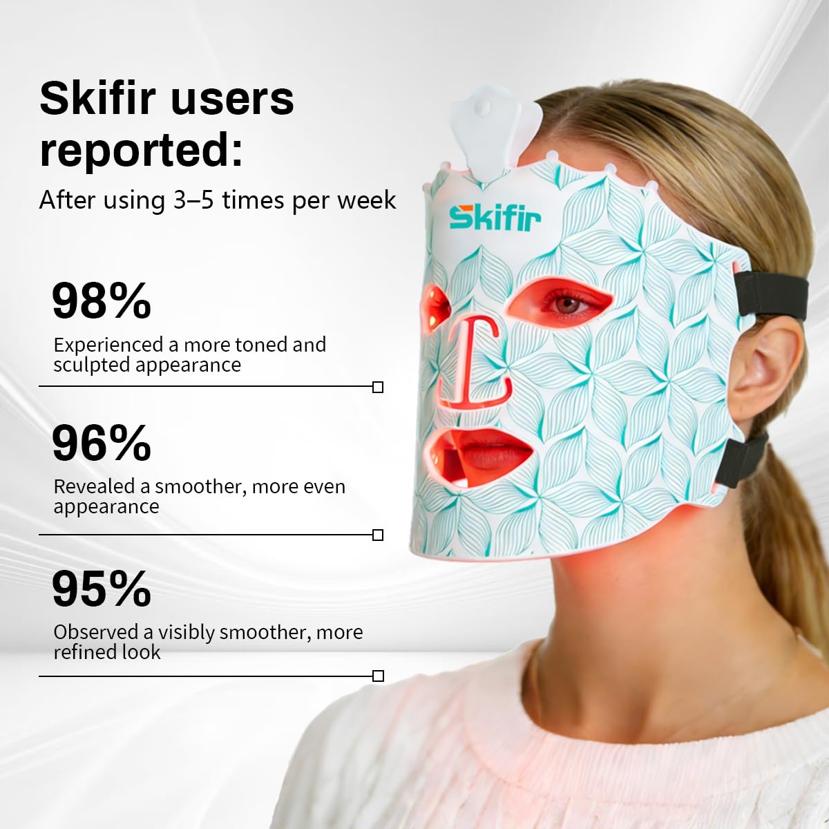 Wireless Photoelectric Beauty Red Light Mask Sustainable - skifir Official Imagery - 5