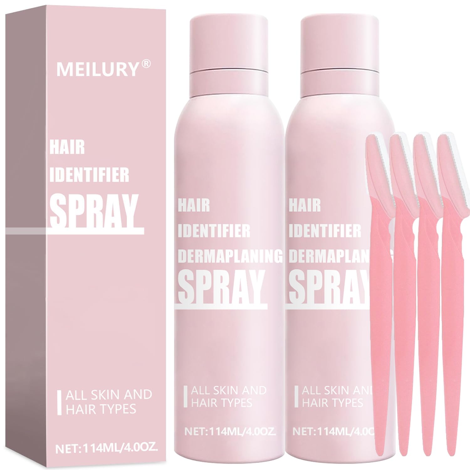 Meilury Hair Identifier Spray for Face Shaving for Women,Dermaplaning - View 9