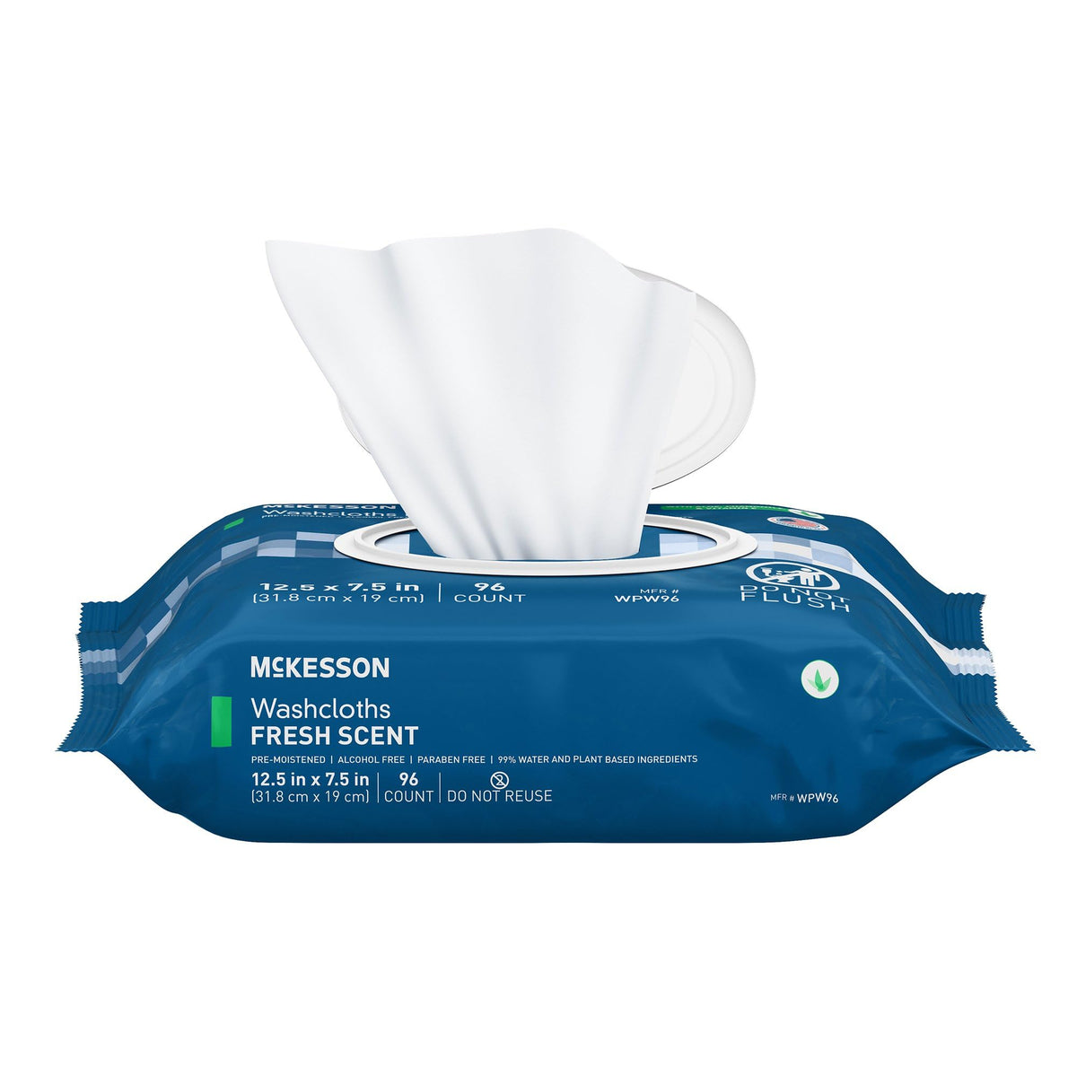 McKesson Washcloth Wipes for Adults Scented - McKesson Official Imagery - 7