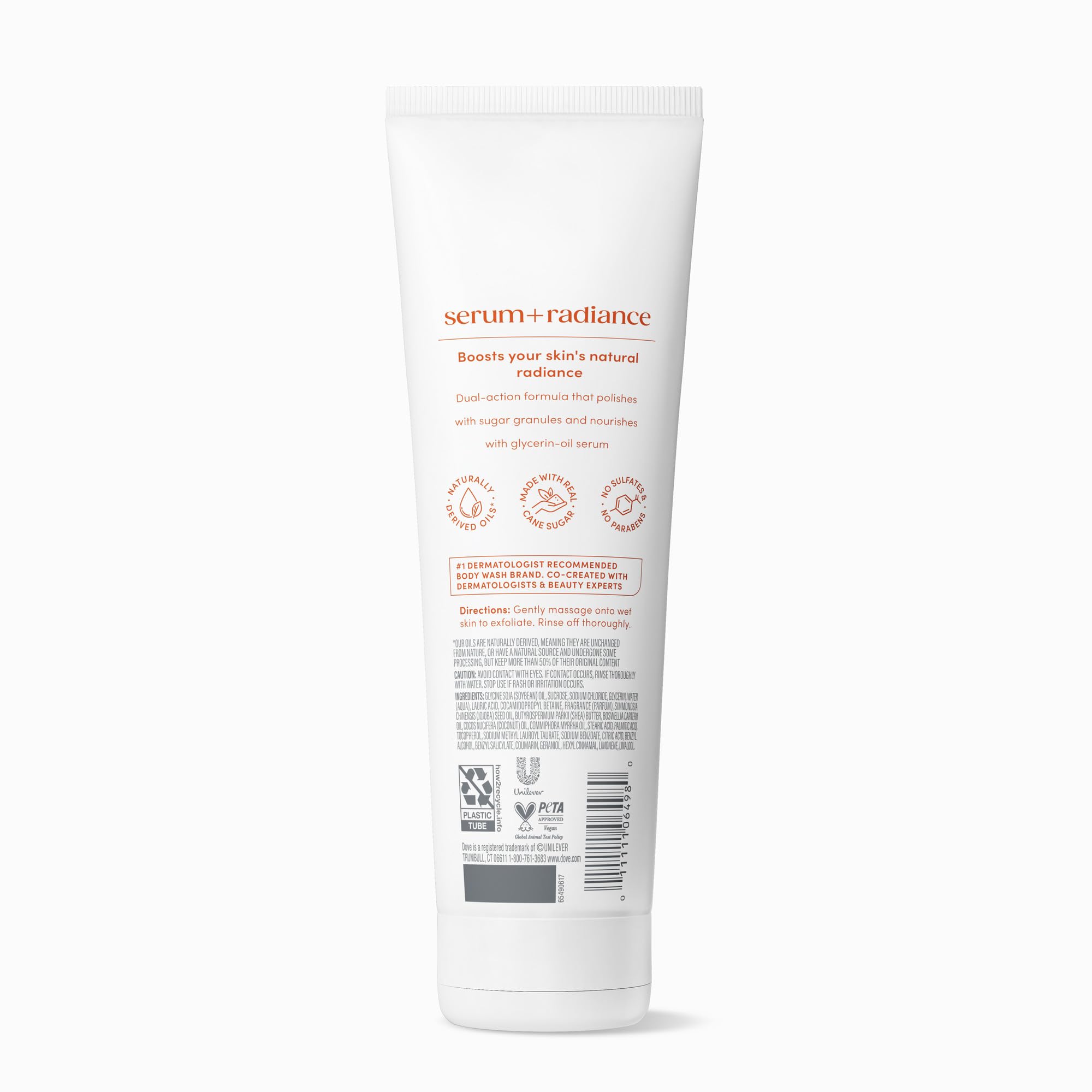 Elefair Tech Dove Radiance Body Scrub with 30% Glycerin‑Oil Serum & Jojoba Oil, 8 - Elefair Tech Official Product View 3
