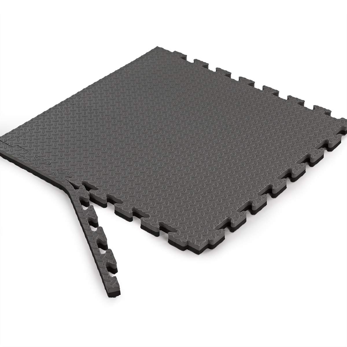 1 Extra Thick 48 sq ft Reversible EVA Gym Foam Floor Mat - Xspec Official Imagery - 4