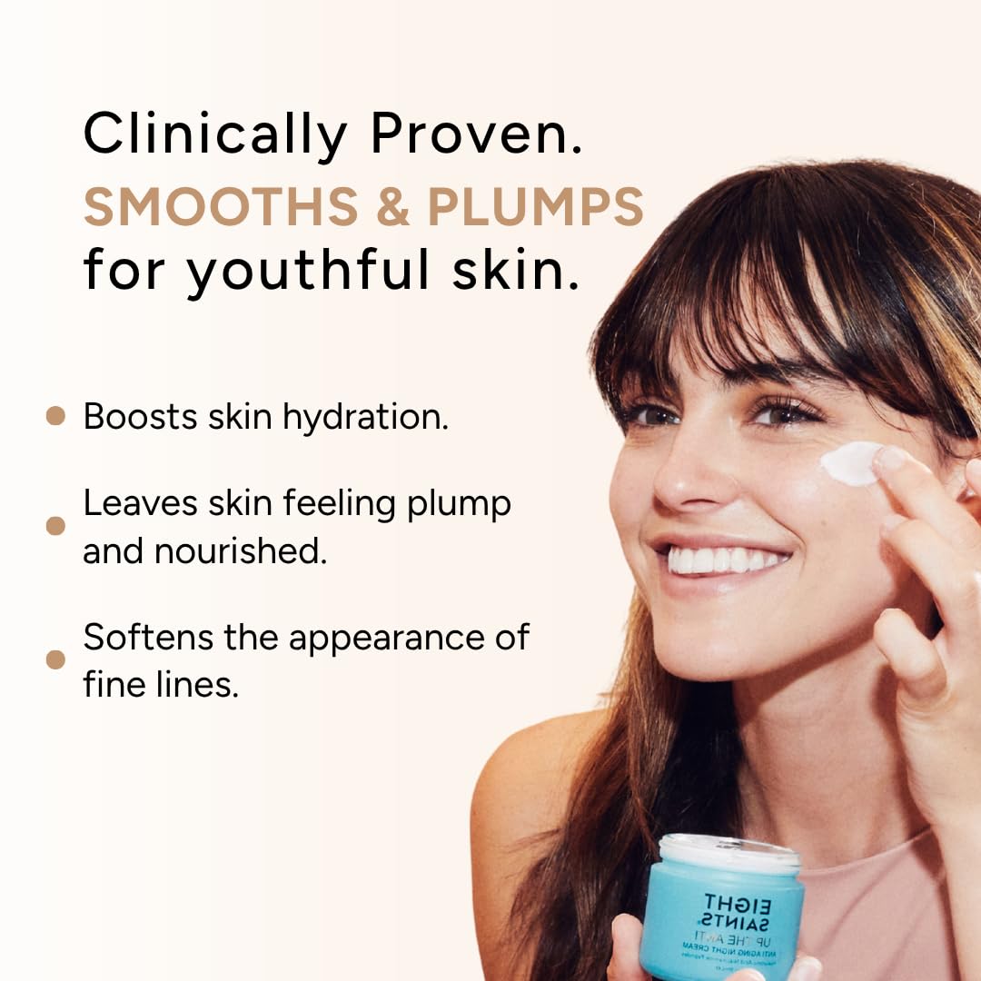 Eight Saints Skin Care Up the Anti Night Cream Face Moisturizer to Reduce Fine - Eight Saints Official Product View 5