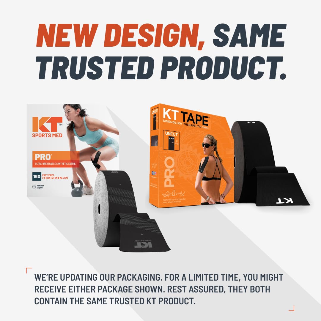 KT Tape PRO Synthetic Elastic Kinesiology Athletic Tape 150 - KT Tape Official Imagery - 4