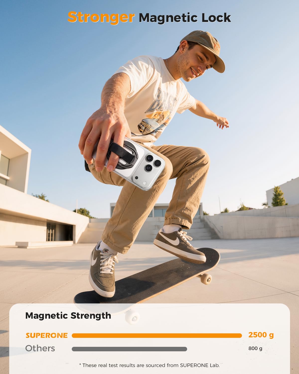SUPERONE for MagSafe Phone Grip Kickstand Magnetic Phone - SUPERONE Official Imagery - 4