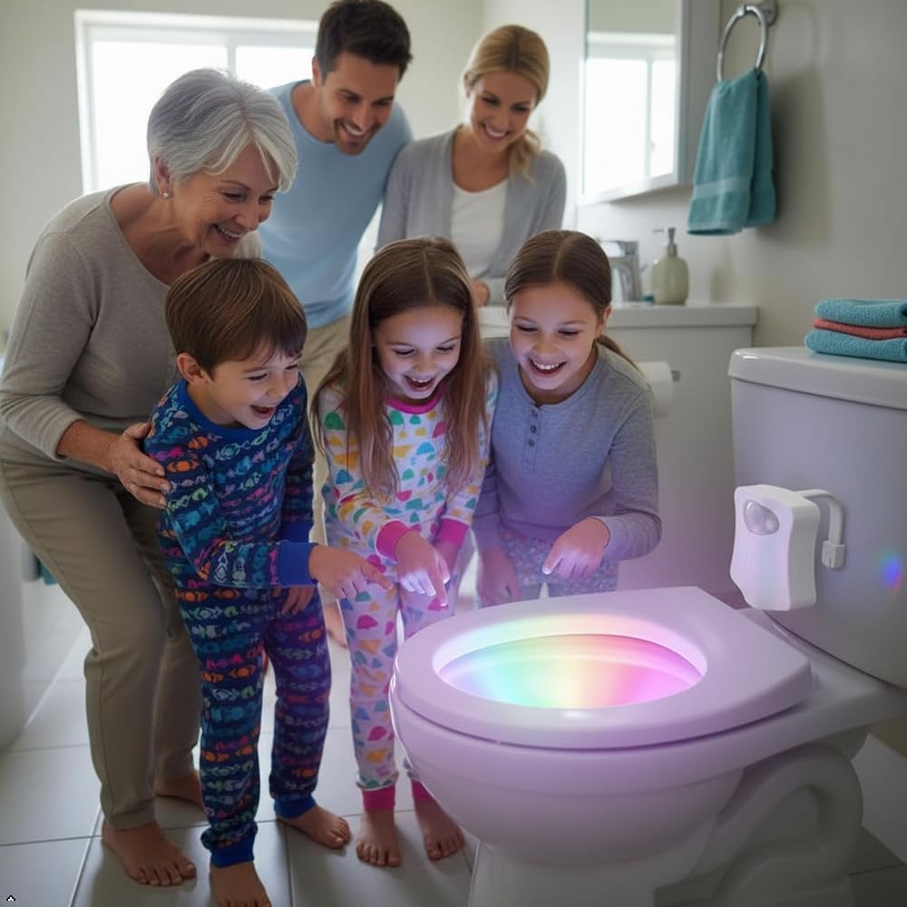 Toilet Light Motion Sensor Unique White Elephant Gift Ideas Tech Acces - View 3