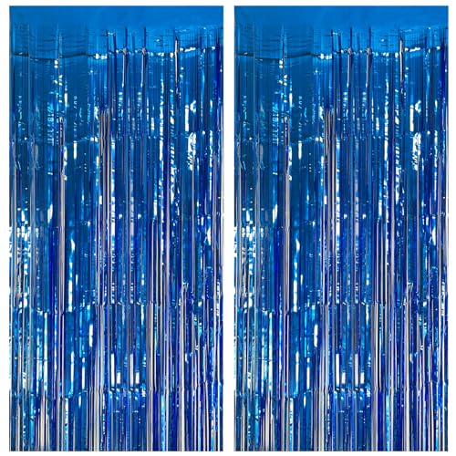 2 Pack Blue Party Decorations Ocean Party Decor Supplies Blue - Product Imagery